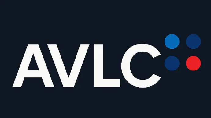 AVLC+ company logo – Audio Video Lighting Control brand mark